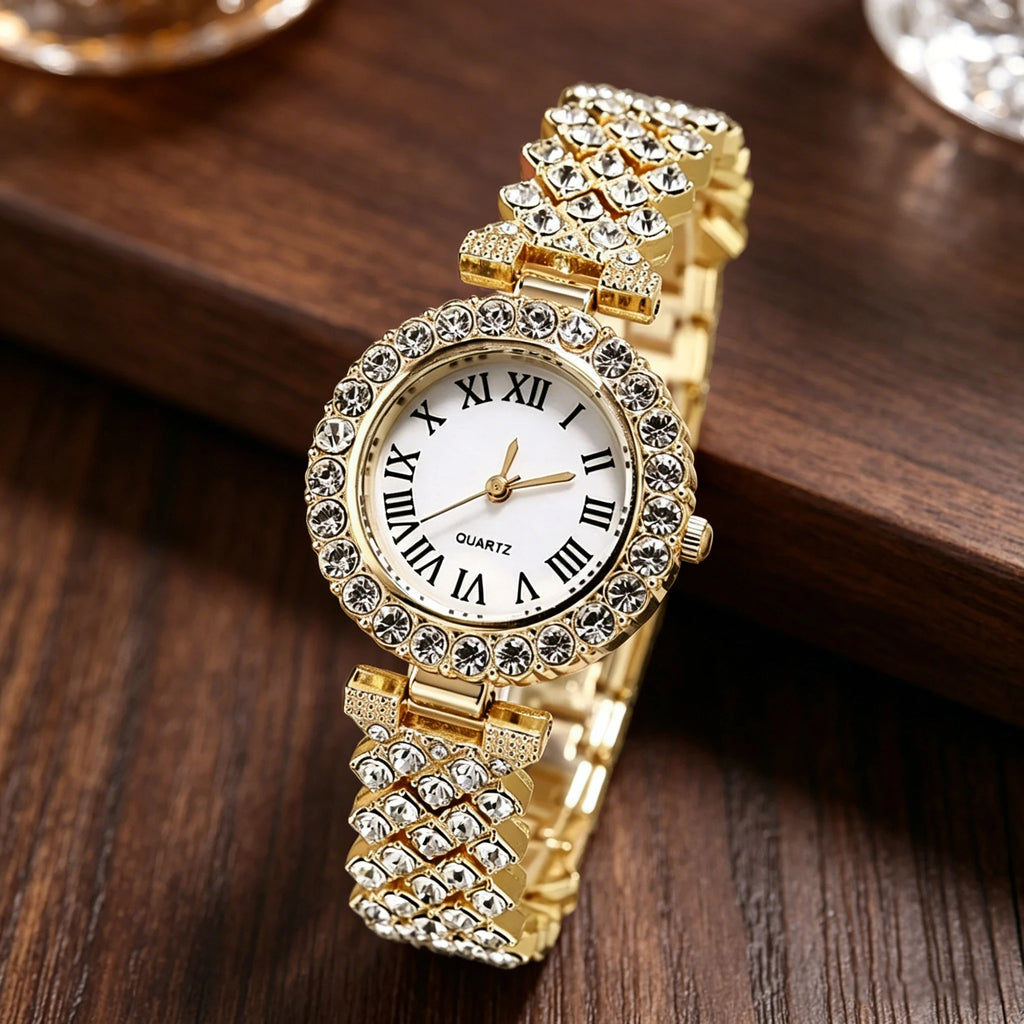 Women Quartz Watch Bracelet Fashion Wrist Watches for Women Stainless Steel Band Strap Female Clock Wristwatch Zegarek Damski
