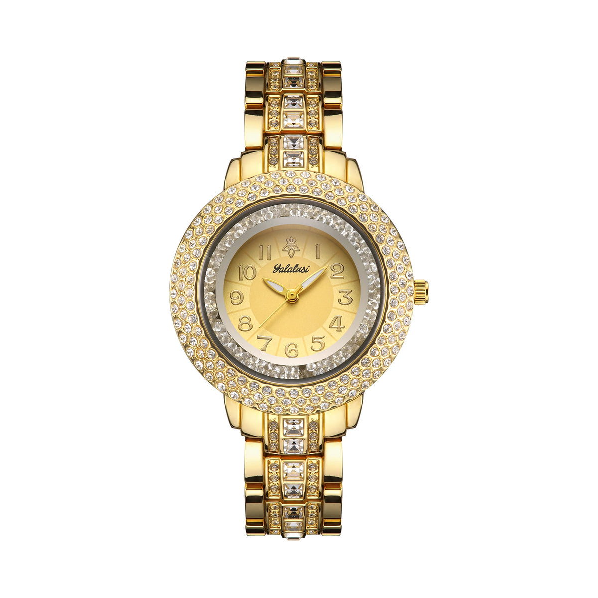 Luxury Rhinestone Bracelet Quartz Watch