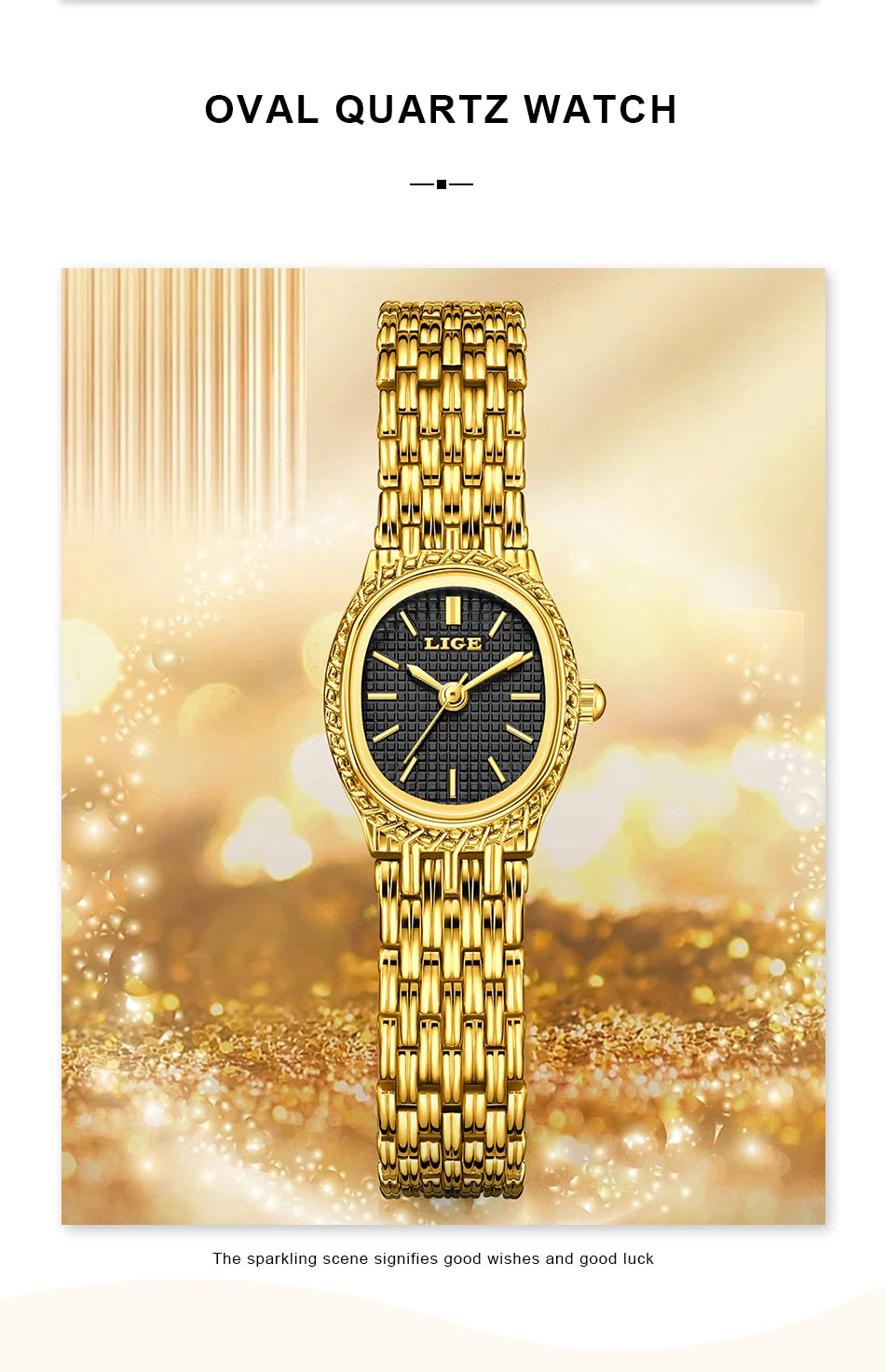 LIGE 2026 Elegant Quartz Woman Watch Classic Fashion Luxury Simple Dial Waterproof Ladies Bracelet Women's Wristwatch Clock Gift
