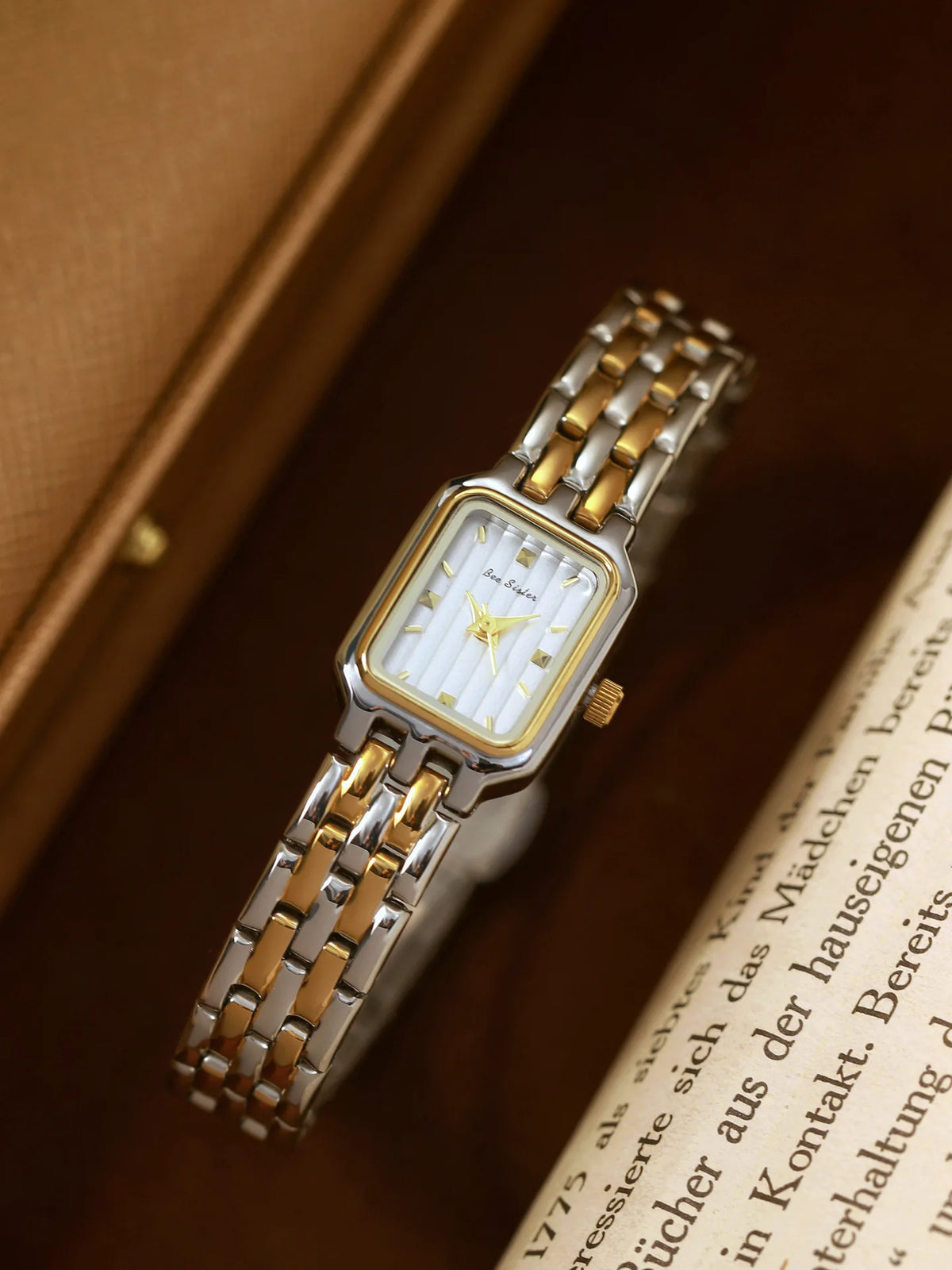 Women’s Fashion Square Small Dial Watch Stainless Steel Bracelet Luxury Quartz Wristwatch Simple Lady Dress Gift 2025 New
