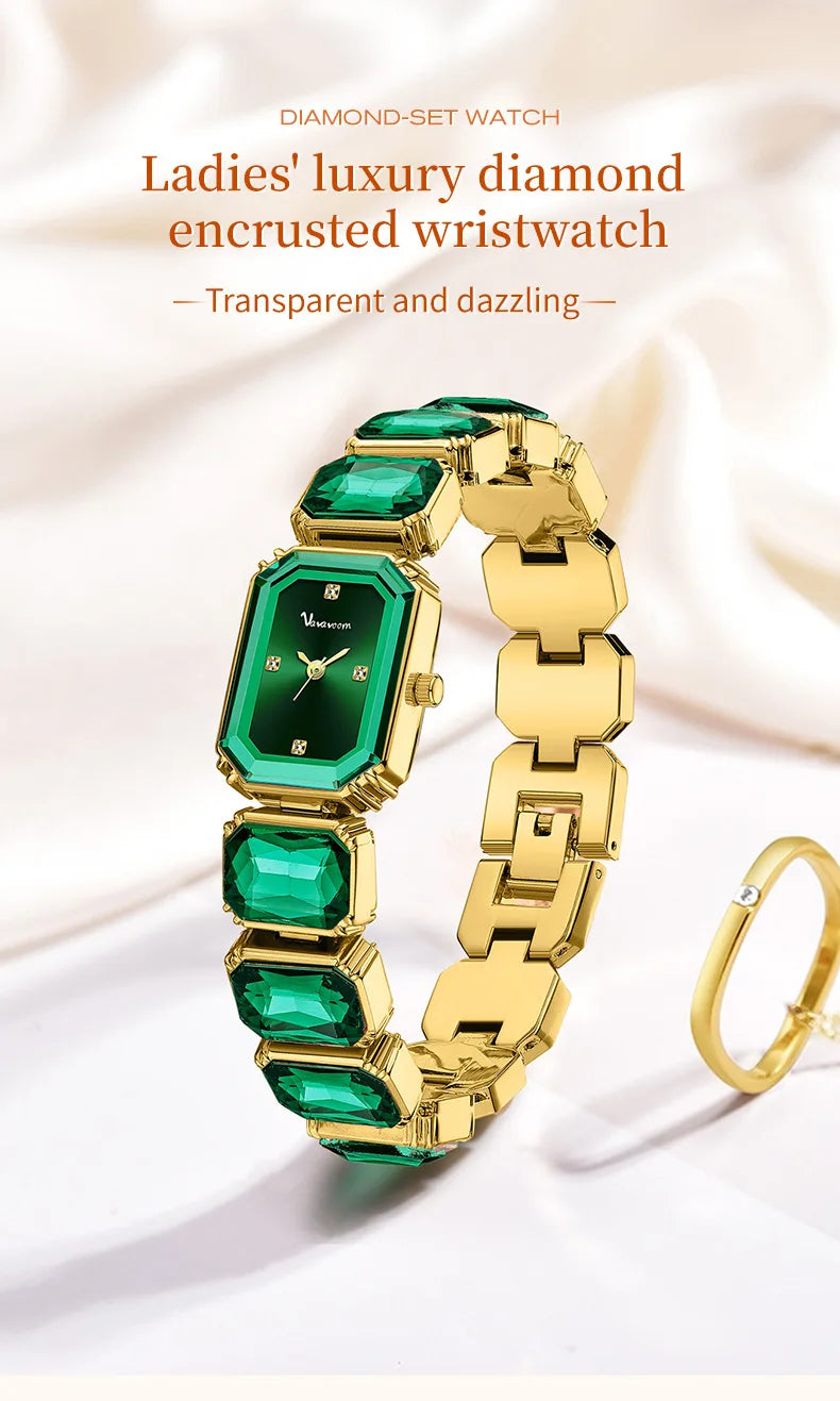 Luxury Watches for Women Bracelet Elegant Diamond Watch Waterproof Ladies Quartz Wristwatches Female Clock Gift Relogio Feminino