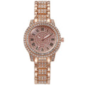 Women Men Fashion Shining Rhinestone Watch Hip Hop Number Quartz Watch Full Diamond Elegant Wristwatch Clock Friend Couple Gifts