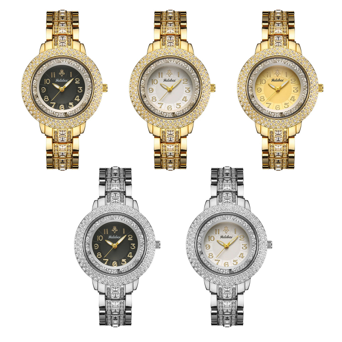 Luxury Rhinestone Bracelet Quartz Watch