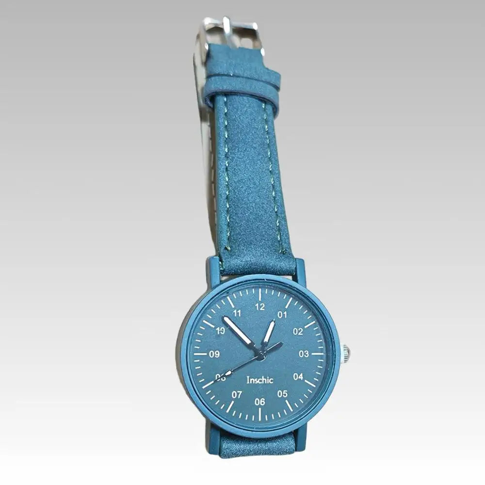 Women's Watch PU Leather Strap Bracelet Women Quartz Watches Small Round Dial Fashion Wristwatch for Ladies Girls