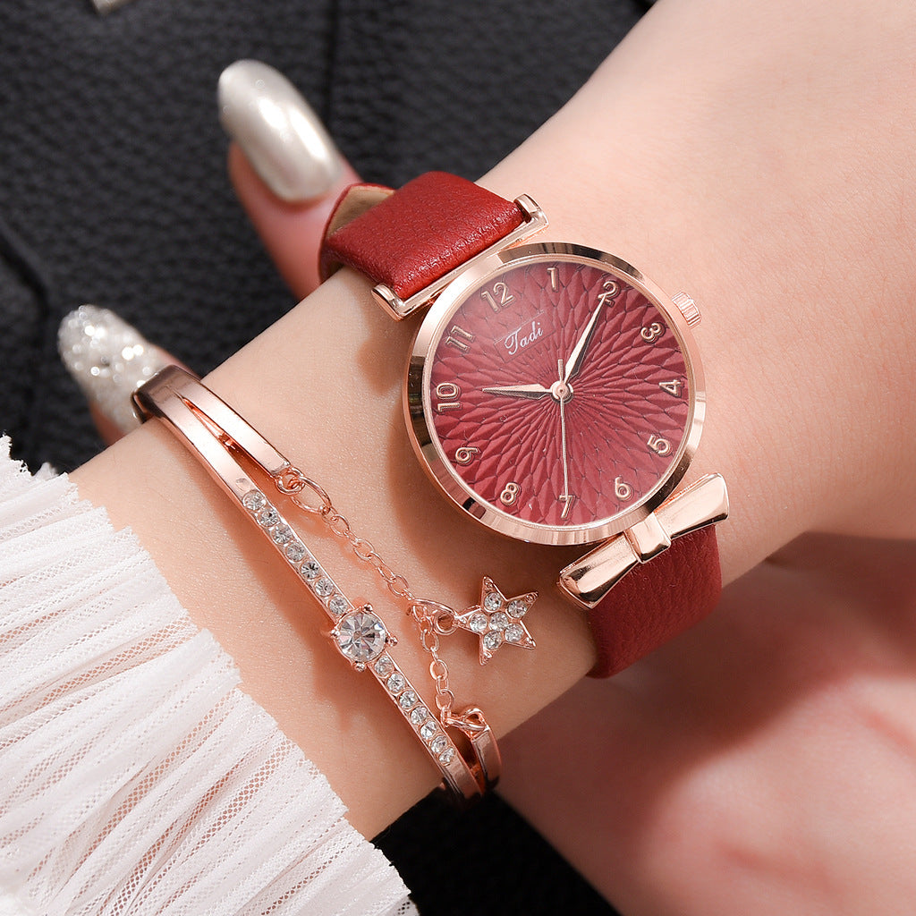 Women Bracelet Set Quartz Watches For Women Rose Gold Magnetic Watch Ladies Pink Dial Wrist Watch Clock Female Relogio Feminino