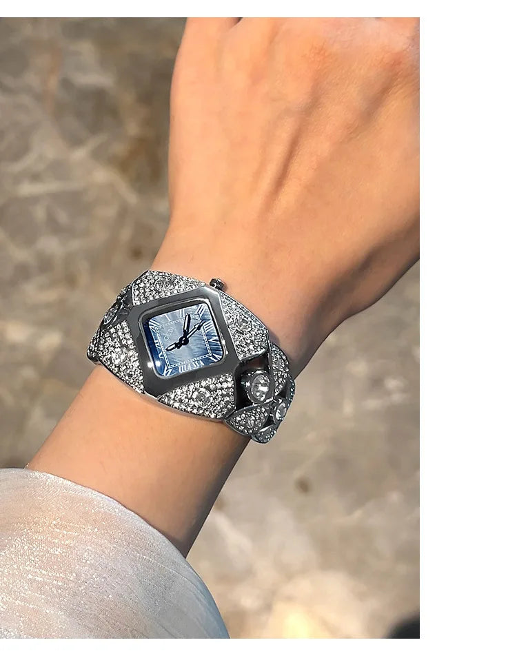 Elegant Rhinestone Ladies Bracelet Watch