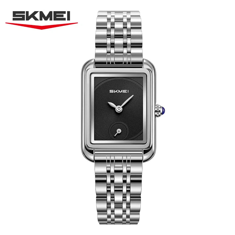 SKMEI 2670 Simple Fashion Elegant Rectangle Women Watches Analog Quartz Wristwatches Reloj Mujer Girls Clock Gift（Without Box）