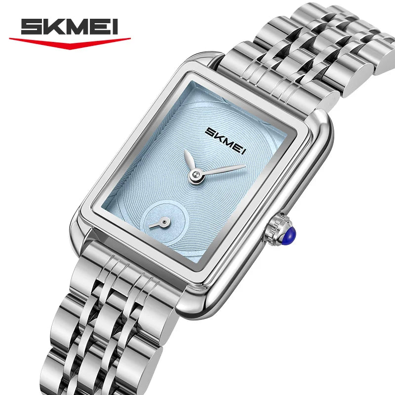 SKMEI 2670 Simple Fashion Elegant Rectangle Women Watches Analog Quartz Wristwatches Reloj Mujer Girls Clock Gift（Without Box）