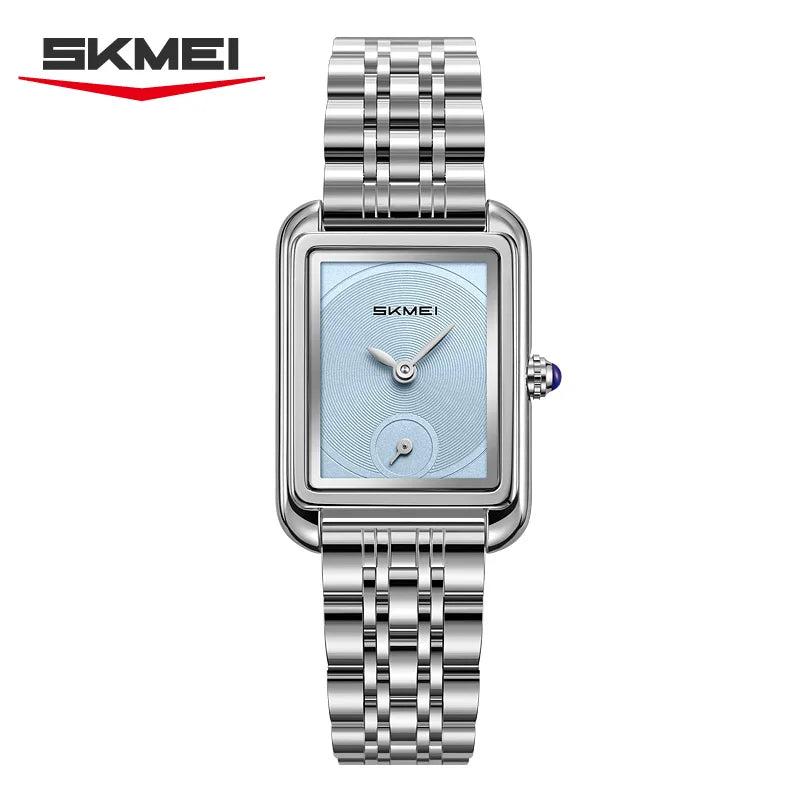 SKMEI 2670 Simple Fashion Elegant Rectangle Women Watches Analog Quartz Wristwatches Reloj Mujer Girls Clock Gift（Without Box）