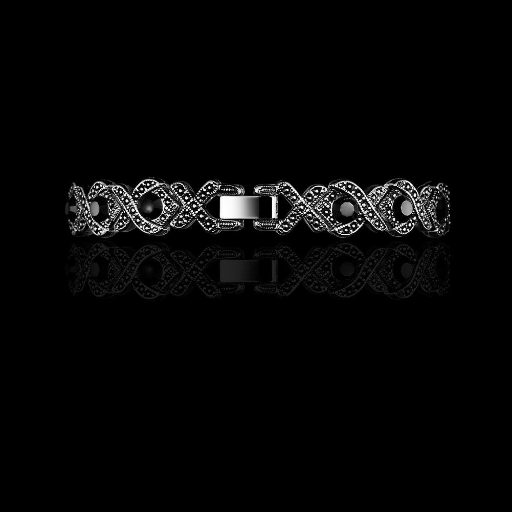 Vintage Women Rhinestone Quartz Watch Carved Alloy Band Bracelet Wristwatch Fashion Retro Crystal Ladies Clocks Gifts