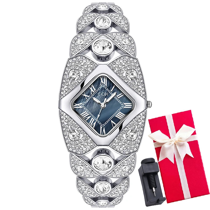 Elegant Rhinestone Ladies Bracelet Watch