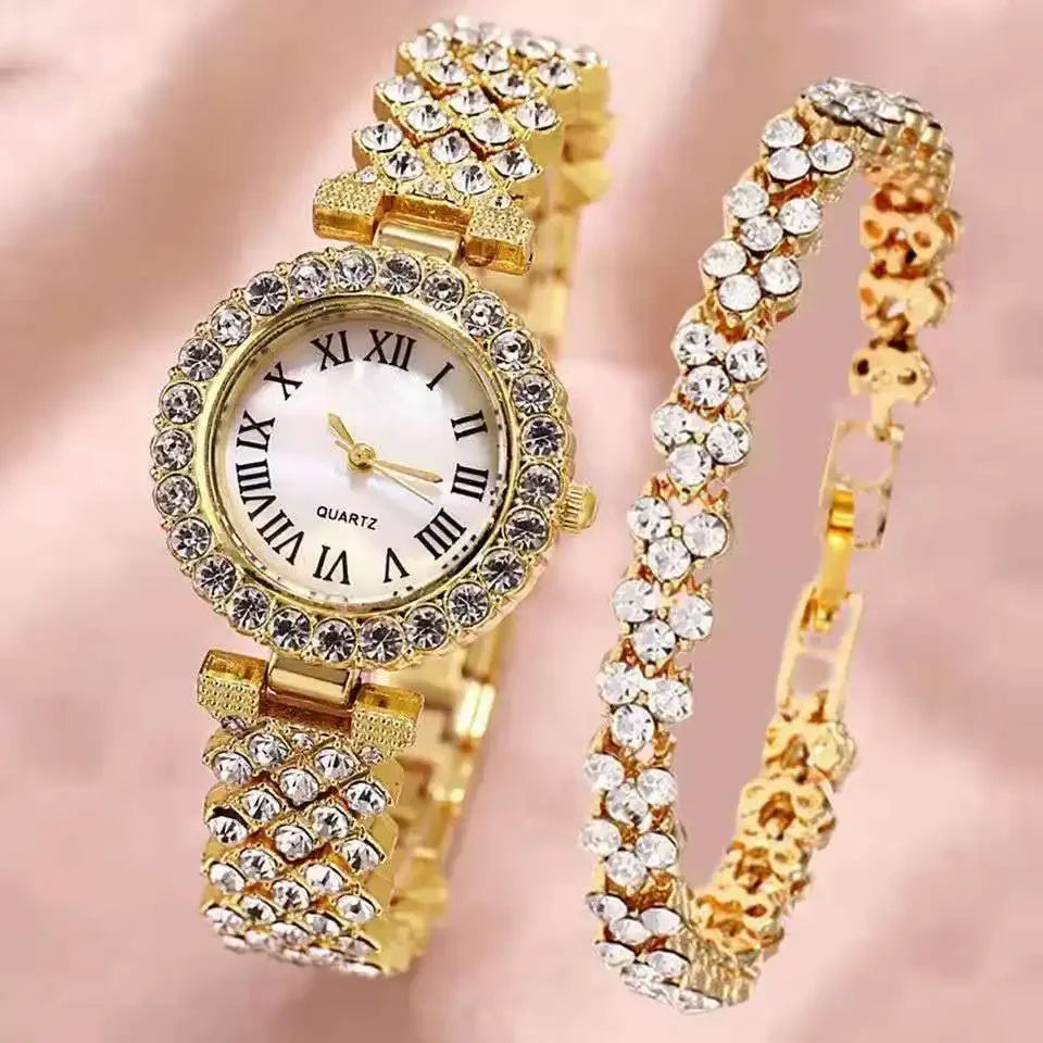 Women Quartz Watch Bracelet Fashion Wrist Watches for Women Stainless Steel Band Strap Female Clock Wristwatch Zegarek Damski