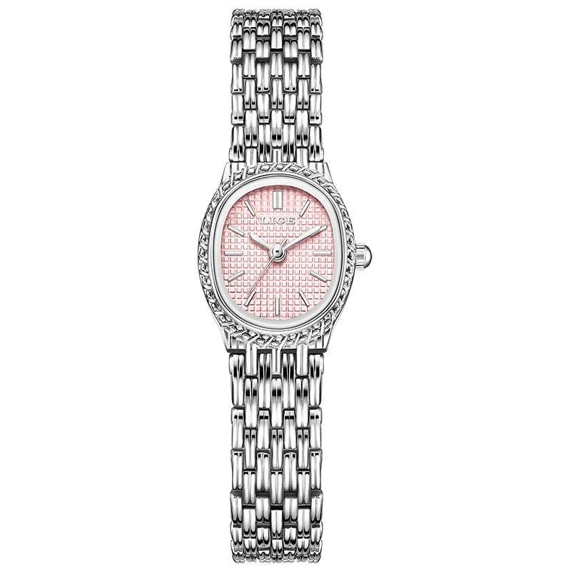 LIGE 2026 Elegant Quartz Woman Watch Classic Fashion Luxury Simple Dial Waterproof Ladies Bracelet Women's Wristwatch Clock Gift