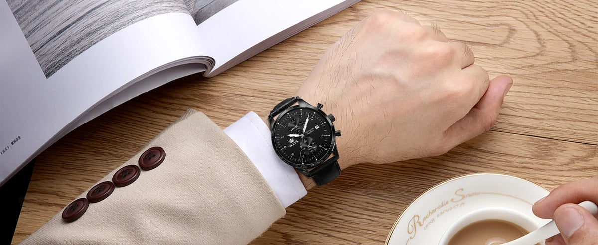 OLEVS 2880 Mens Watch Classic Original Multifunctional Quartz Watch Waterproof Luminous Date Watches For Men Box Gift