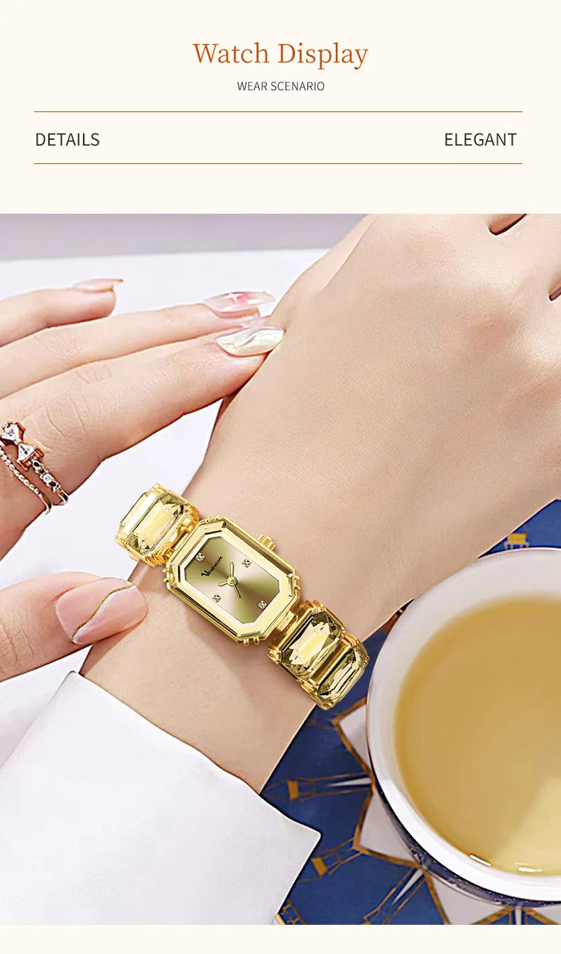 Luxury Watches for Women Bracelet Elegant Diamond Watch Waterproof Ladies Quartz Wristwatches Female Clock Gift Relogio Feminino