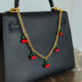Sweet Cherry Drops Bag Charm