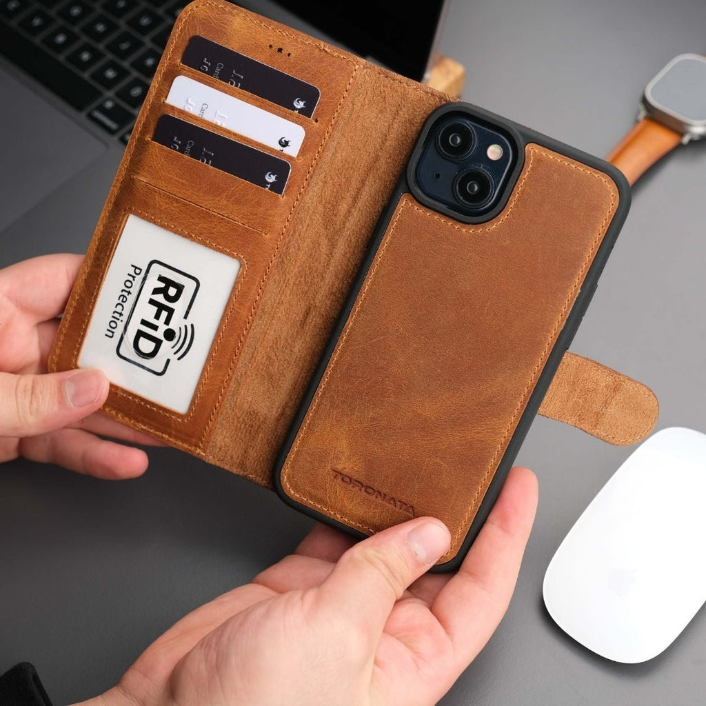 Casper iPhone 16 Wallet Case Leather MagSafe-7