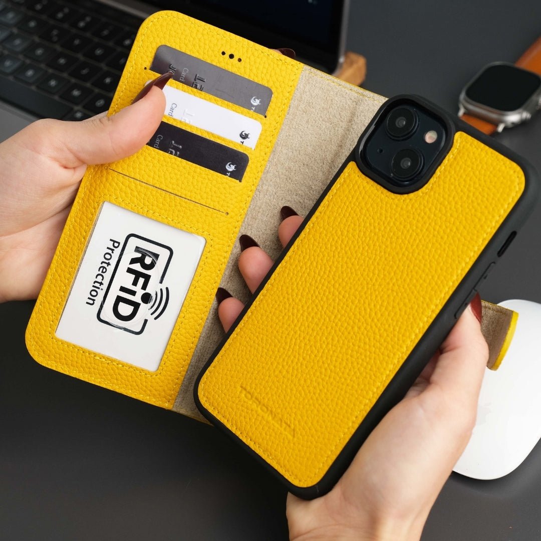 Casper iPhone 16 Wallet Case Leather MagSafe