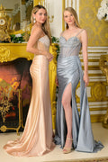 Elegant Embellished Formal Long Special Occasion Gown Detailed GLGL3807-0