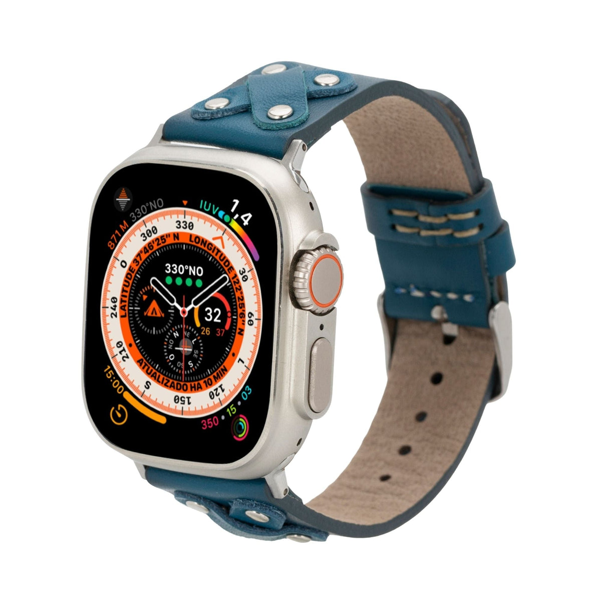 Hulett Leather Bands for Apple Watch 9, Ultra 2 & SE