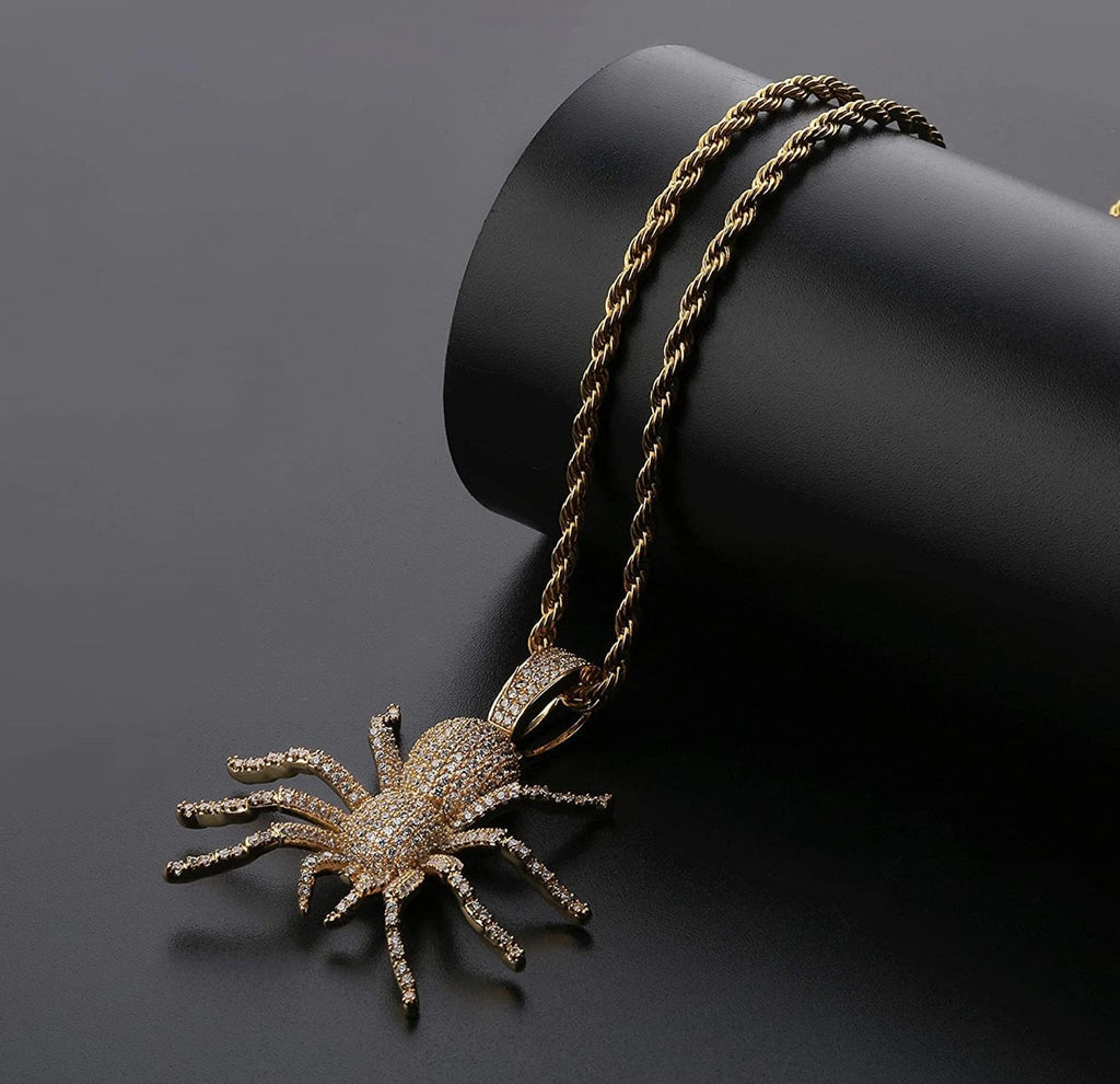 Iced Spider Pendants-2