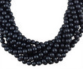 Matte Onyx aka Black Agate Round-0