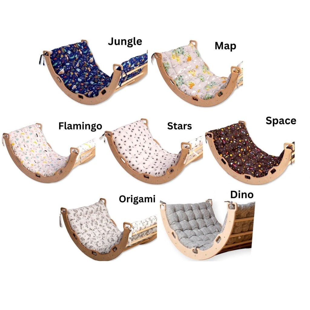 Climbing Arch/Rocker with Pillow & Ramp / Medium Size-3