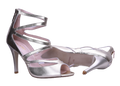 Scarlet - Silver Stiletto High Heel Sandals